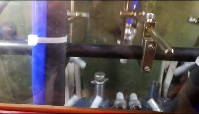 自動轉(zhuǎn)盤式噴砂機(jī)工作視頻